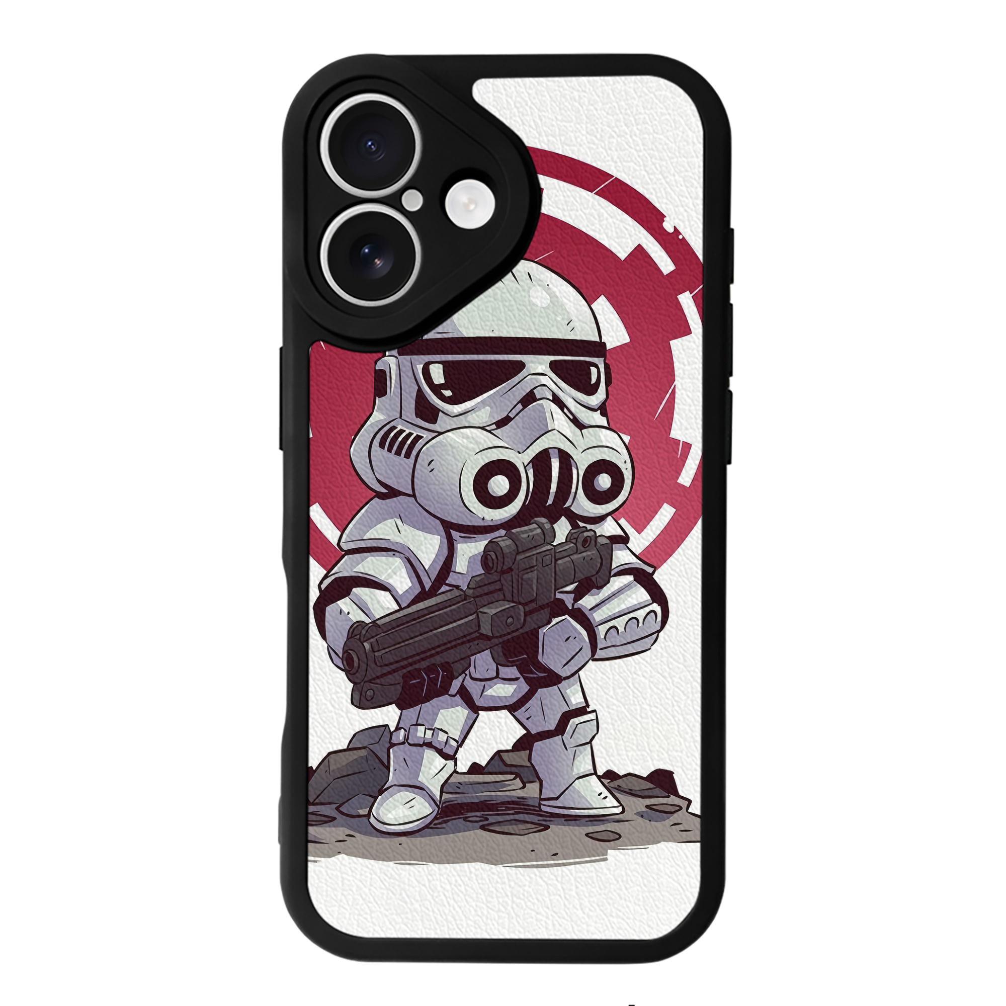 （画像用） スター・ウォーズ Star Wars 【iPhone 16シリーズ対応】シリコンスマホケース（レザー調） 材質：シリコン